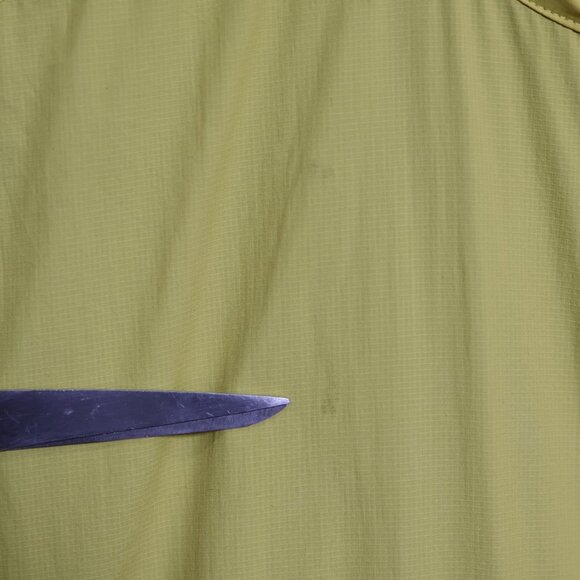 Icebreaker Jacket Mens Medium Yellow Cool-Lite GT Merino Running Windbreaker - Picture 3 of 13